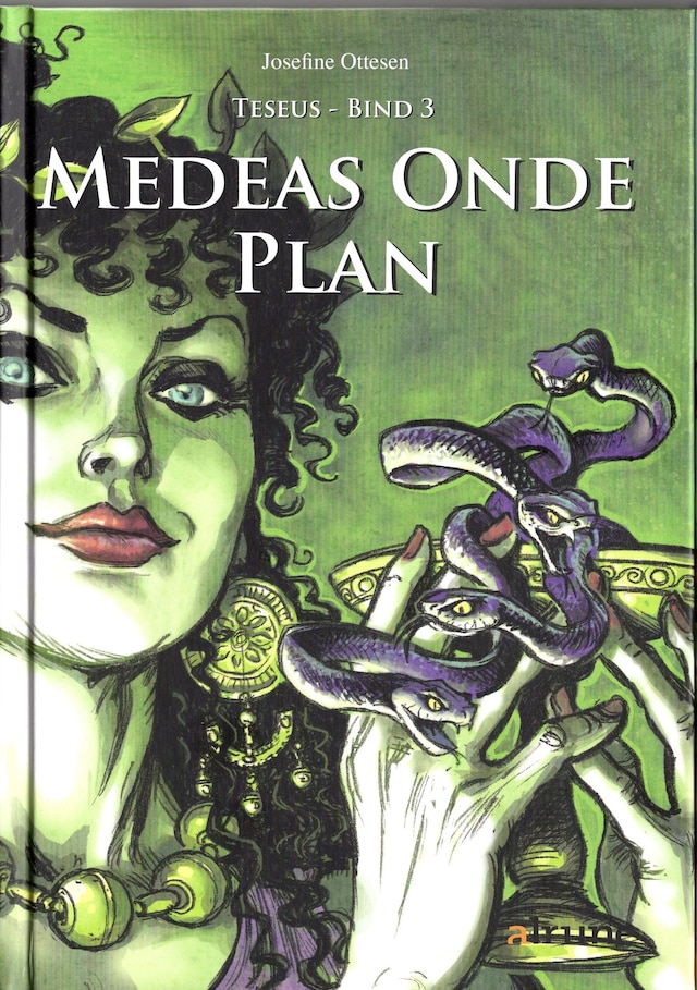 Book cover for Theseus Bind 3 Medeas onde plan