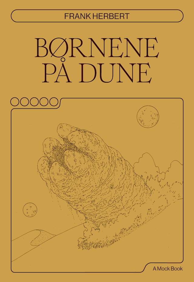 Okładka książki dla Børnene på Dune