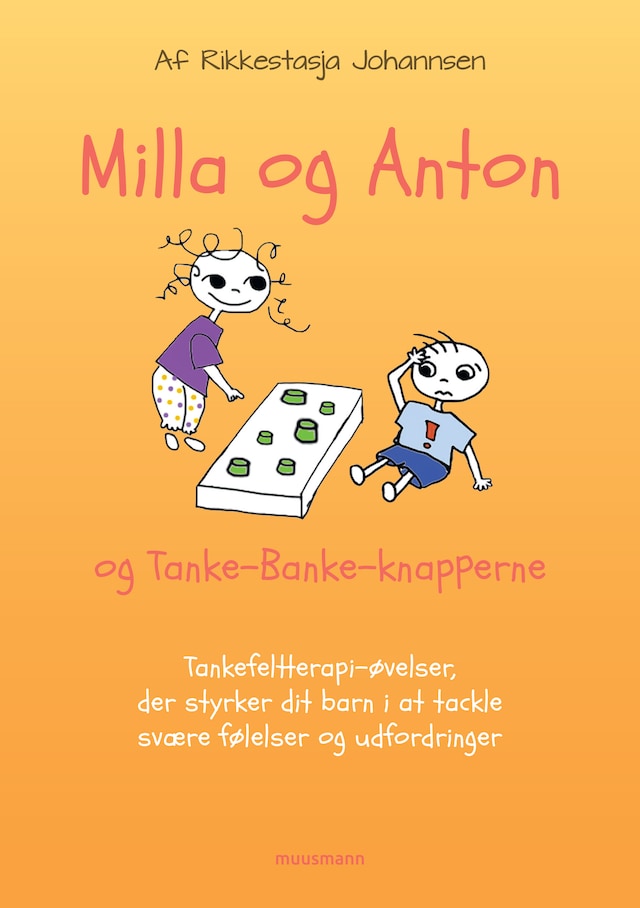 Book cover for Milla & Anton og TankeBanke-knapperne