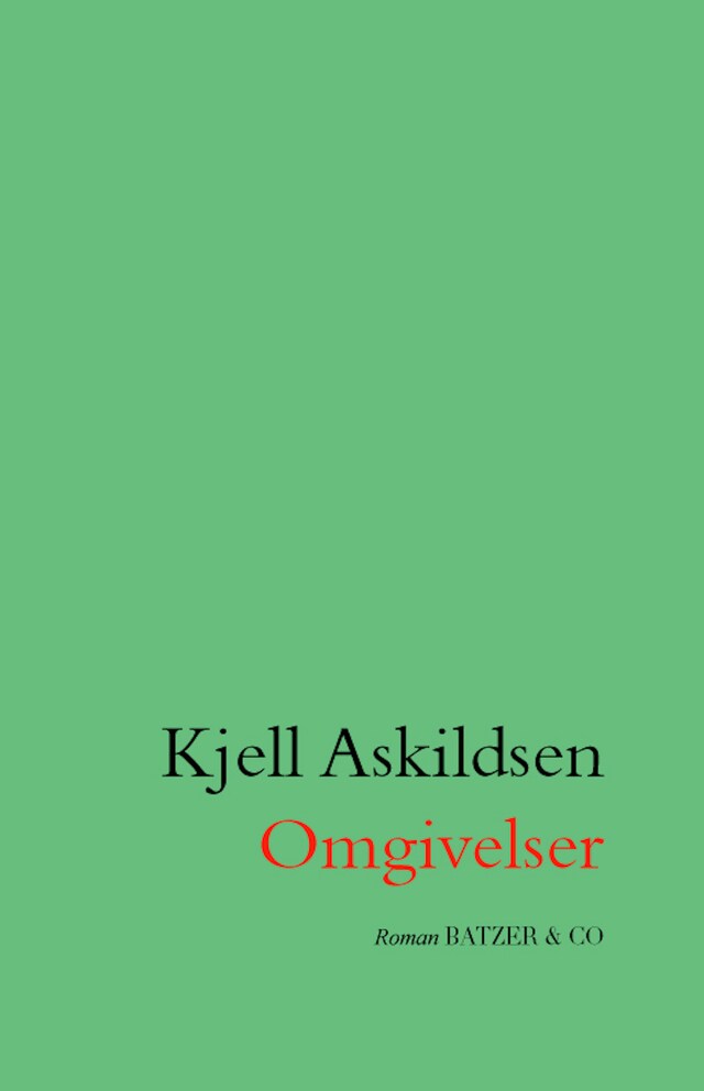 Buchcover für Omgivelser