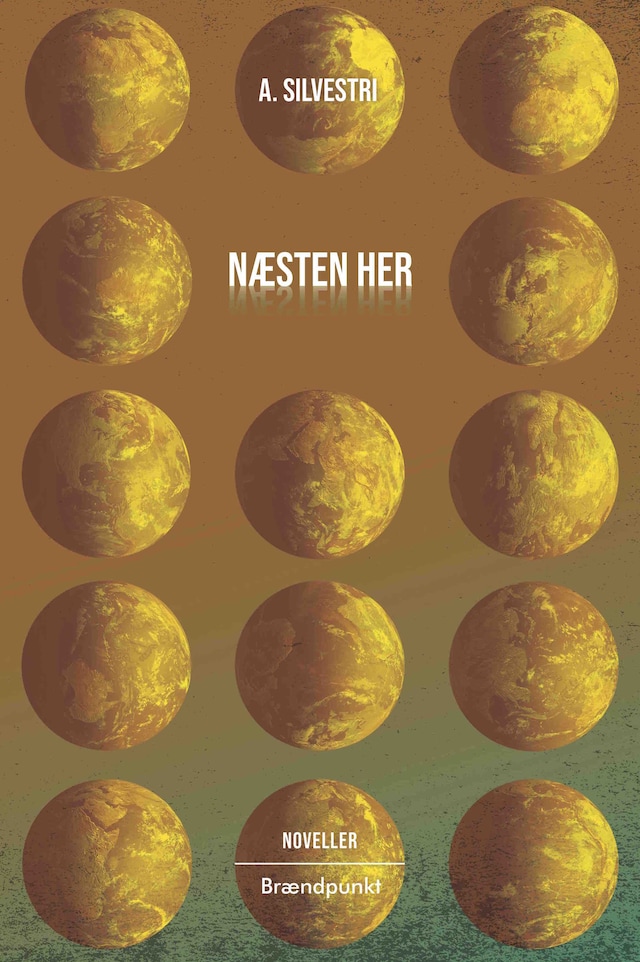 Book cover for Næsten her