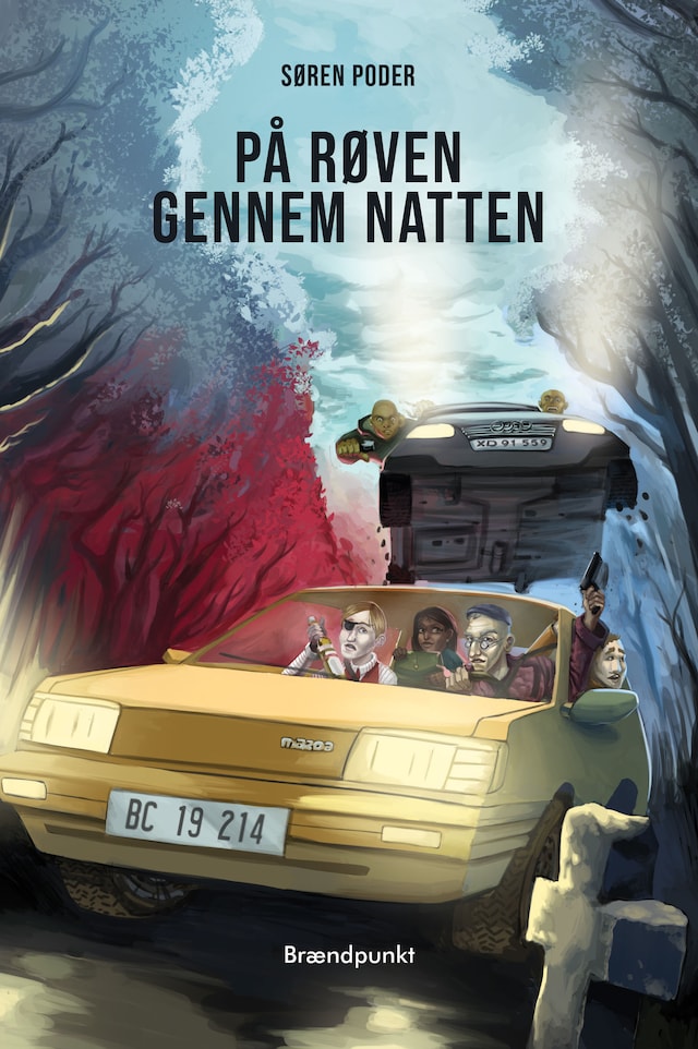 Book cover for På røven gennem natten