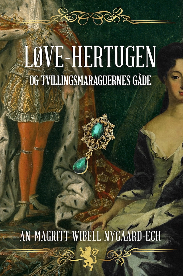 Book cover for Løve-Hertugen og Tvillingsmaragdernes Gåde