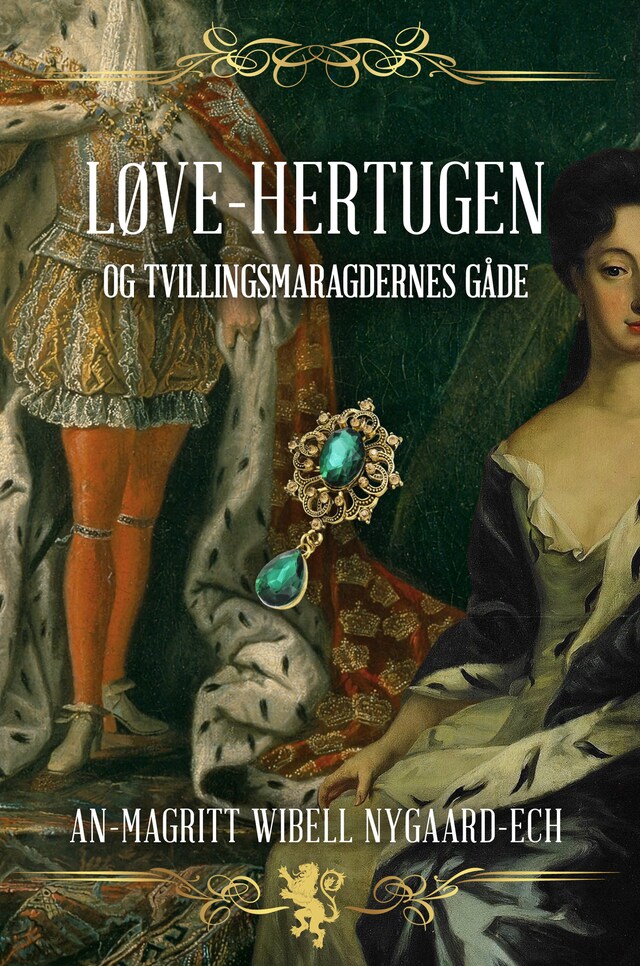 Couverture de livre pour Løve-Hertugen og Tvillingsmaragdernes Gåde