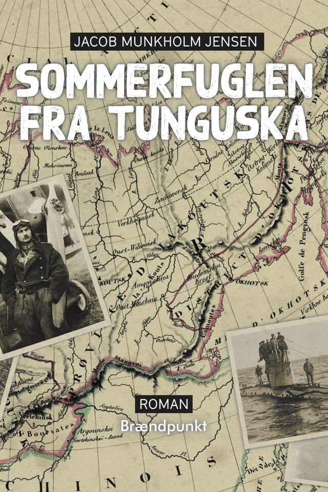 Portada de libro para Sommerfuglen fra Tunguska