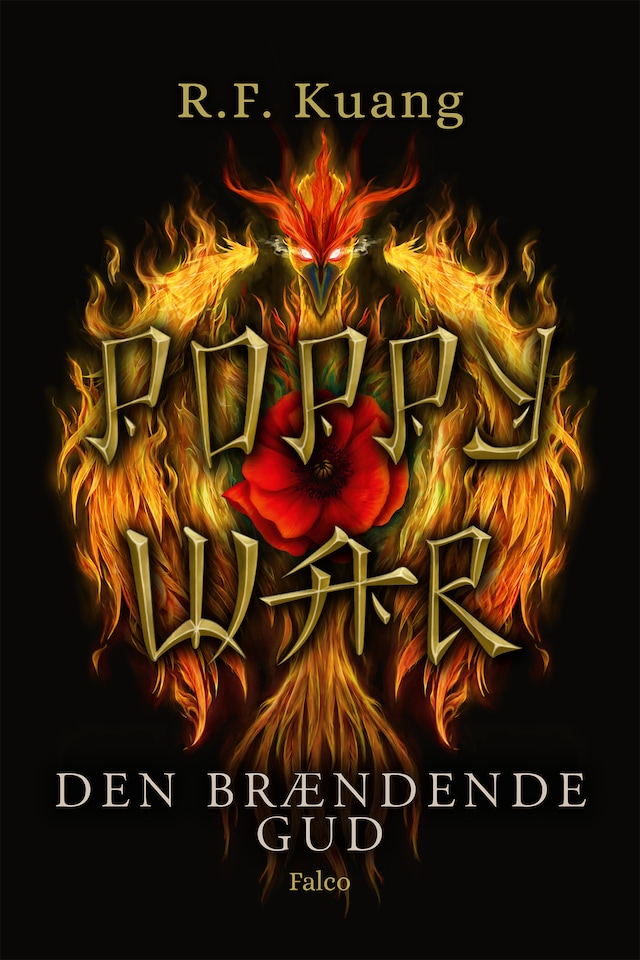 Book cover for Den brændende gud