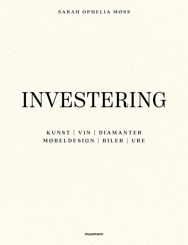 Book cover for Investering