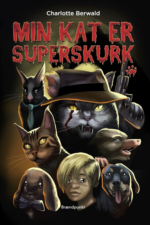 Book cover for Min kat er superskurk!