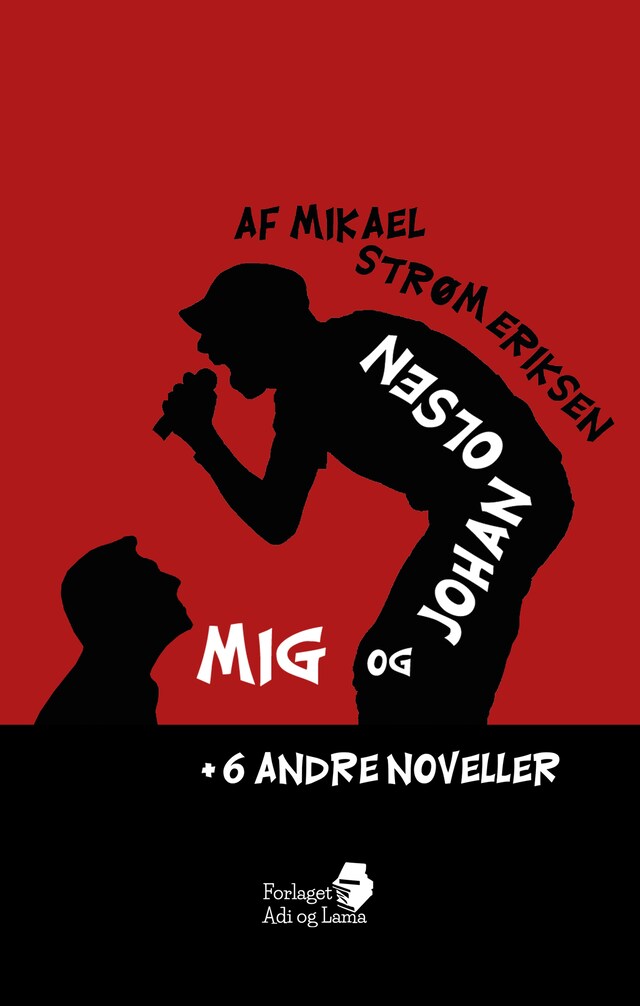 Kirjankansi teokselle Mig og Johan Olsen + 6 andre noveller