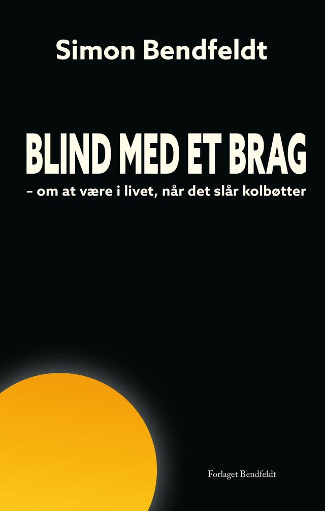 Boekomslag van Blind med et brag