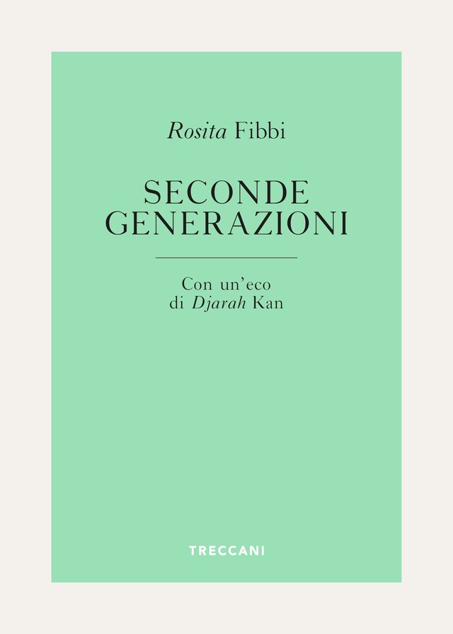 Buchcover für Seconde generazioni