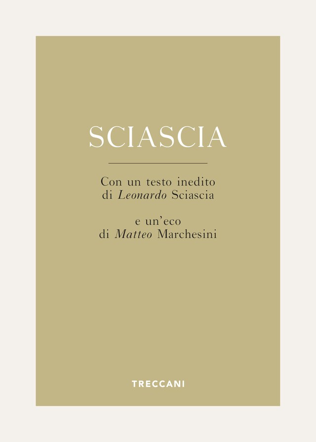 Portada de libro para Sciascia