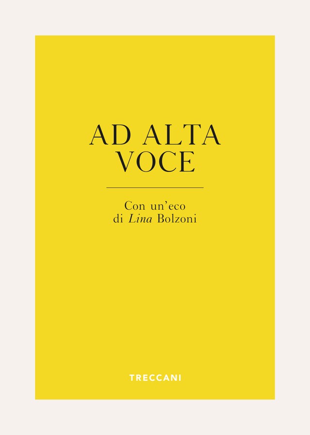 Book cover for Ad alta voce