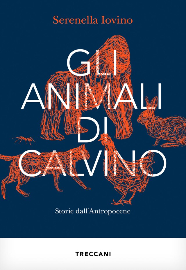 Copertina del libro per Gli animali di Calvino