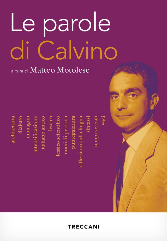 Copertina del libro per Le parole di Calvino