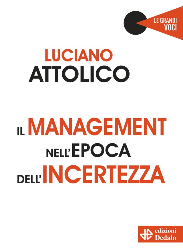 Kirjankansi teokselle Il management nell'epoca dell'incertezza