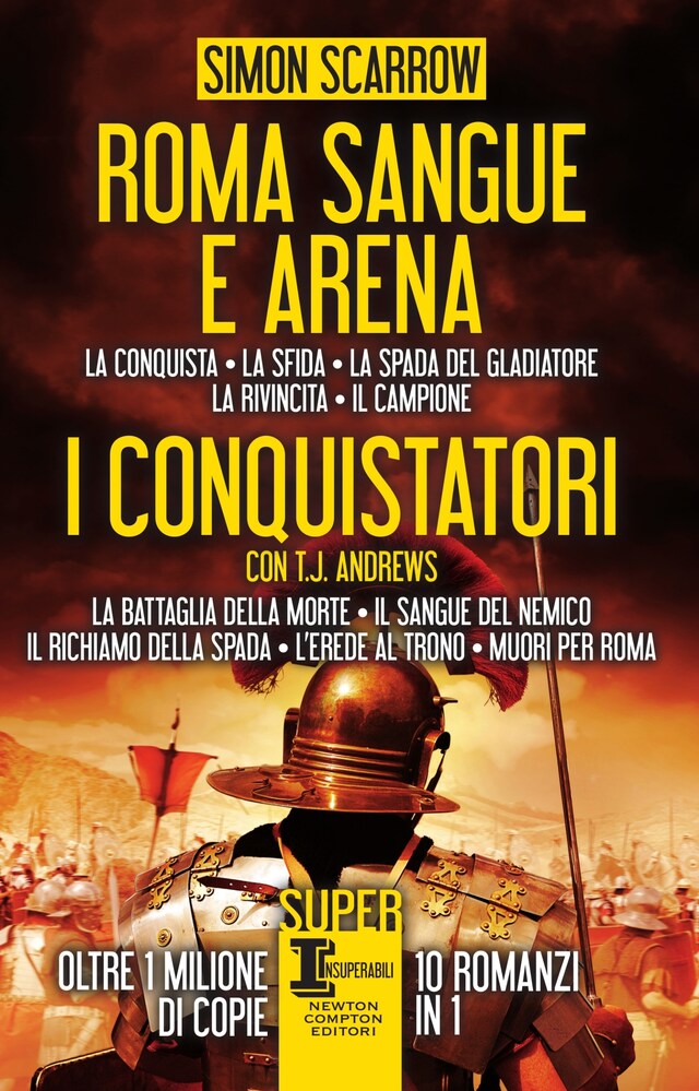 Kirjankansi teokselle Roma sangue e arena - I conquistatori