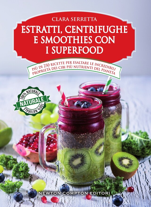 Okładka książki dla Estratti, centrifughe e smoothies con i superfood