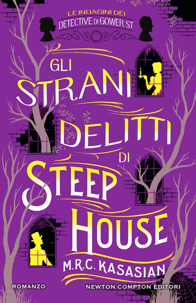 Book cover for Gli strani delitti di Steep House
