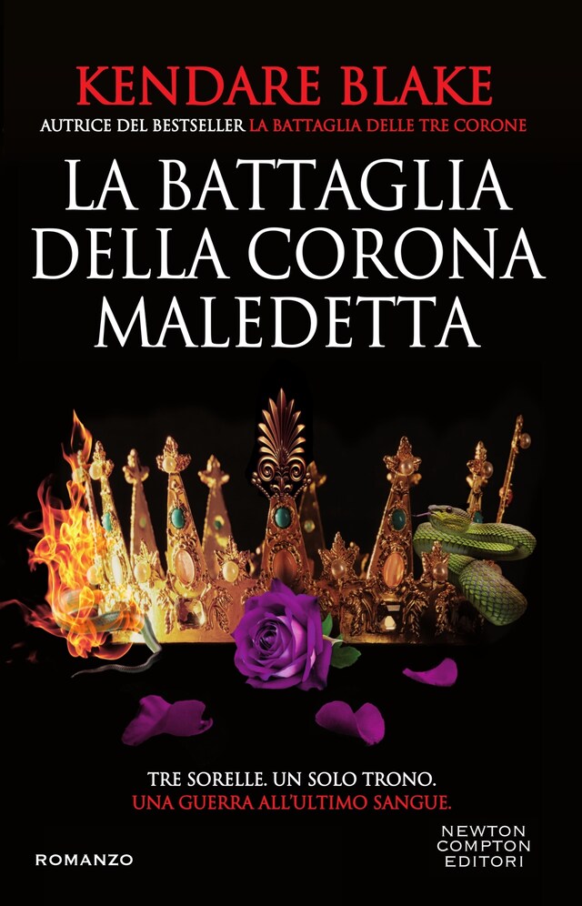 Book cover for La battaglia della corona maledetta