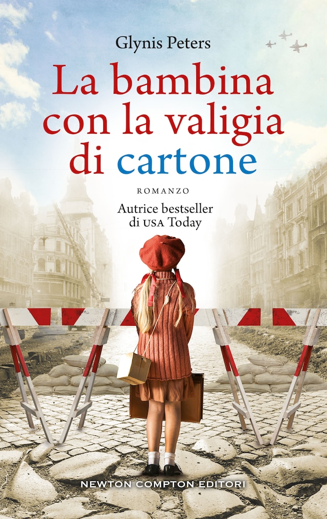 Buchcover für La bambina con la valigia di cartone