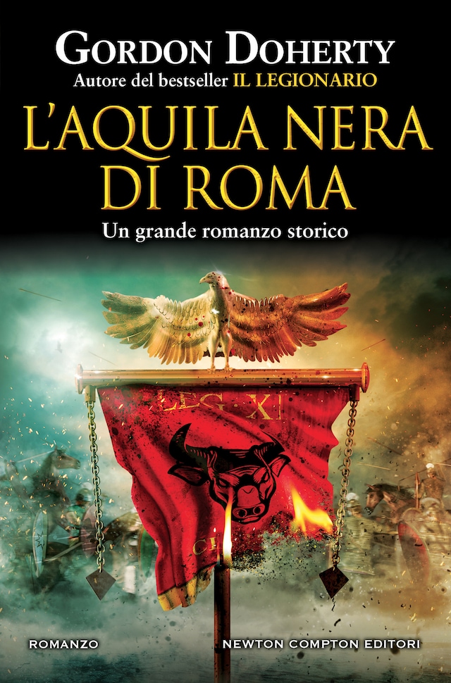 Book cover for L'aquila nera di Roma