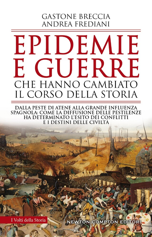 Kirjankansi teokselle Epidemie e guerre che hanno cambiato il corso della storia