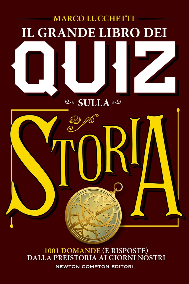 Book cover for Il grande libro dei quiz sulla storia