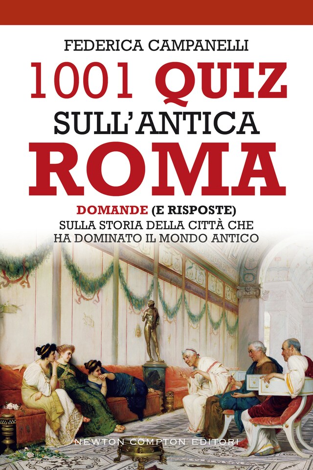 Boekomslag van 1001 quiz sull'antica Roma