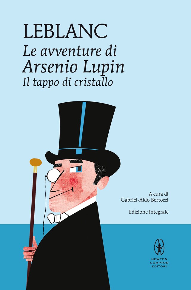 Book cover for Le avventure di Arsenio Lupin. Il tappo di cristallo