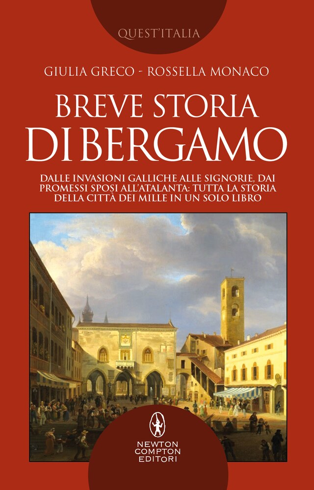 Buchcover für Breve storia di Bergamo