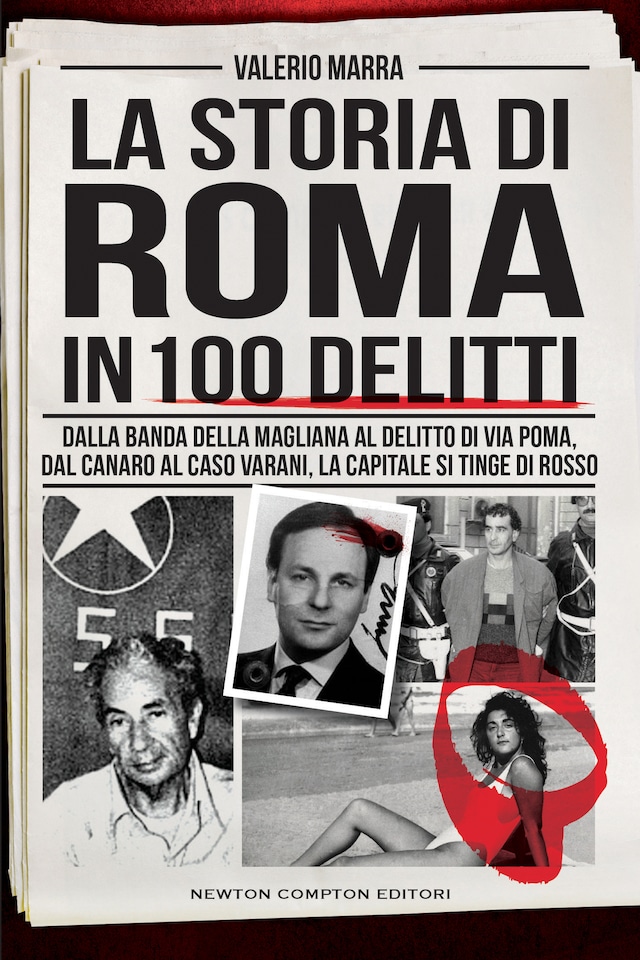 Boekomslag van La storia di Roma in 100 delitti