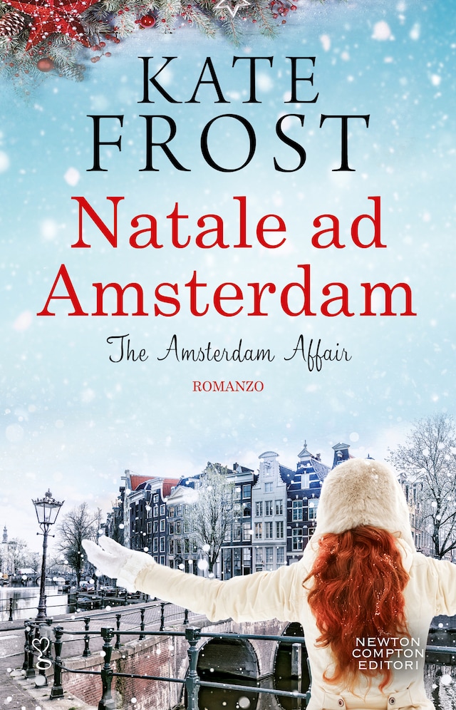 Book cover for Natale ad Amsterdam. The Amsterdam Affair