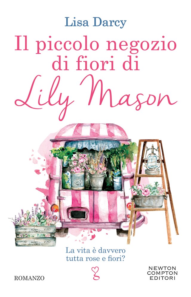 Kirjankansi teokselle Il piccolo negozio di fiori di Lily Mason