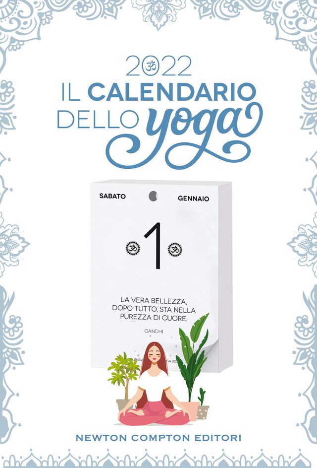 Book cover for Il calendario dello yoga 2022