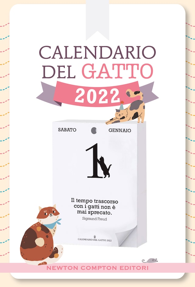 Book cover for Calendario del gatto 2022
