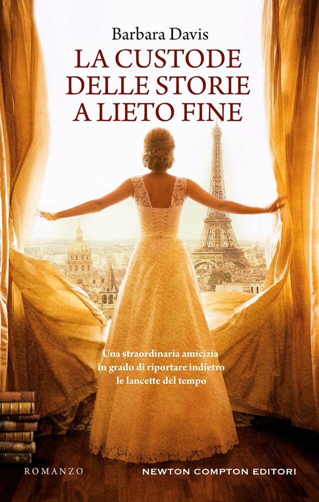 Book cover for La custode delle storie a lieto fine