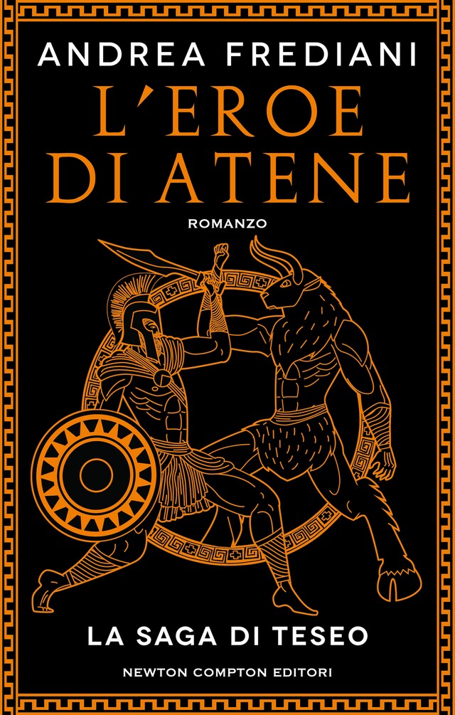 Copertina del libro per L'eroe di Atene. La saga di Teseo