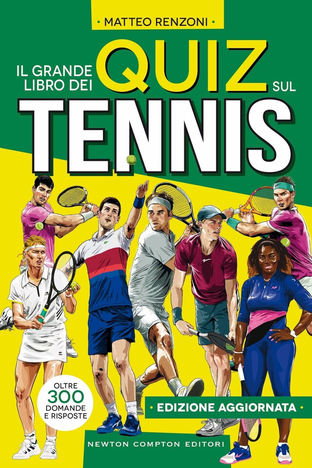 Book cover for Il grande libro dei quiz sul tennis