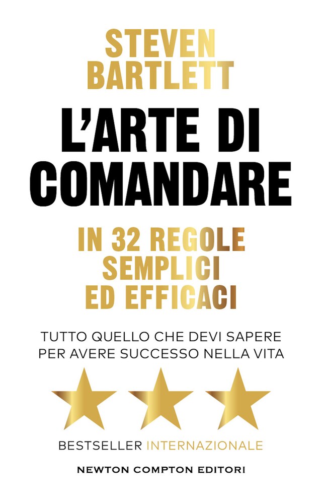 Boekomslag van L'arte di comandare in 32 regole semplici ed efficaci