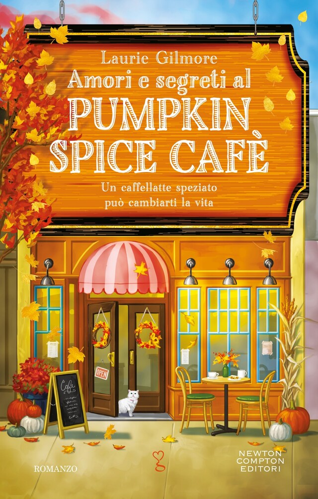 Buchcover für Amori e segreti al Pumpkin Spice Cafè