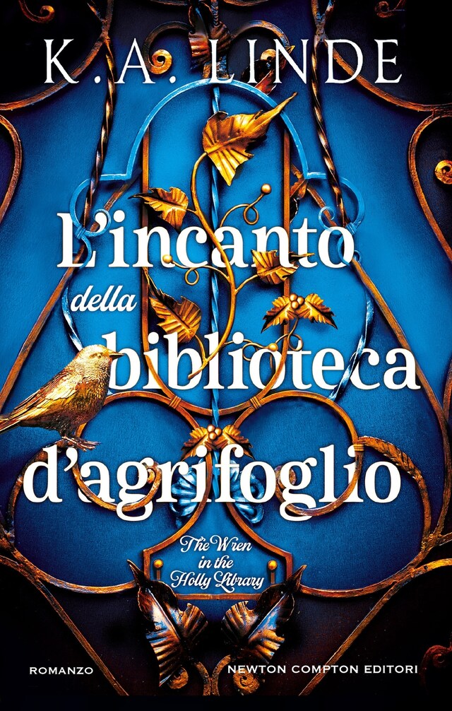 Boekomslag van L'incanto della biblioteca d'agrifoglio