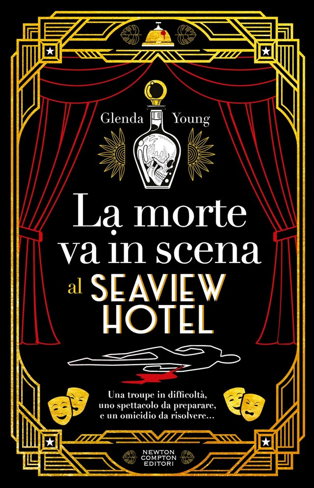 Book cover for La morte va in scena al Seaview Hotel