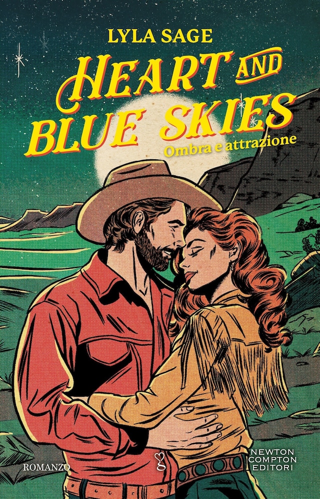 Book cover for Heart and blue skies. Ombra e attrazione