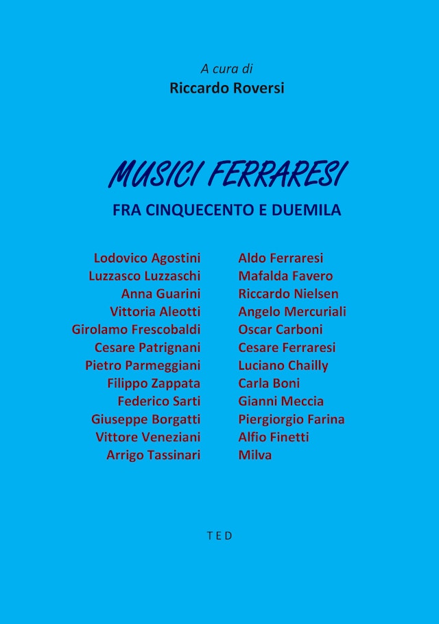 Boekomslag van Musici ferraresi