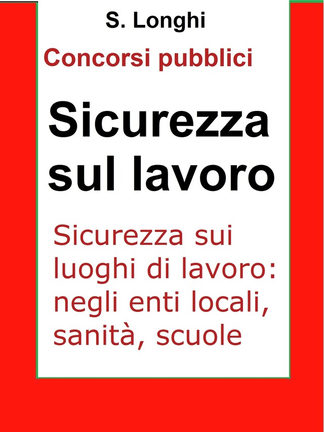 Book cover for Sicurezza sui luoghi di lavoro