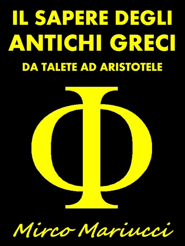 Copertina del libro per Il Sapere degli Antichi Greci