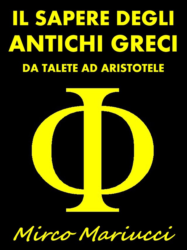 Book cover for Il Sapere degli Antichi Greci