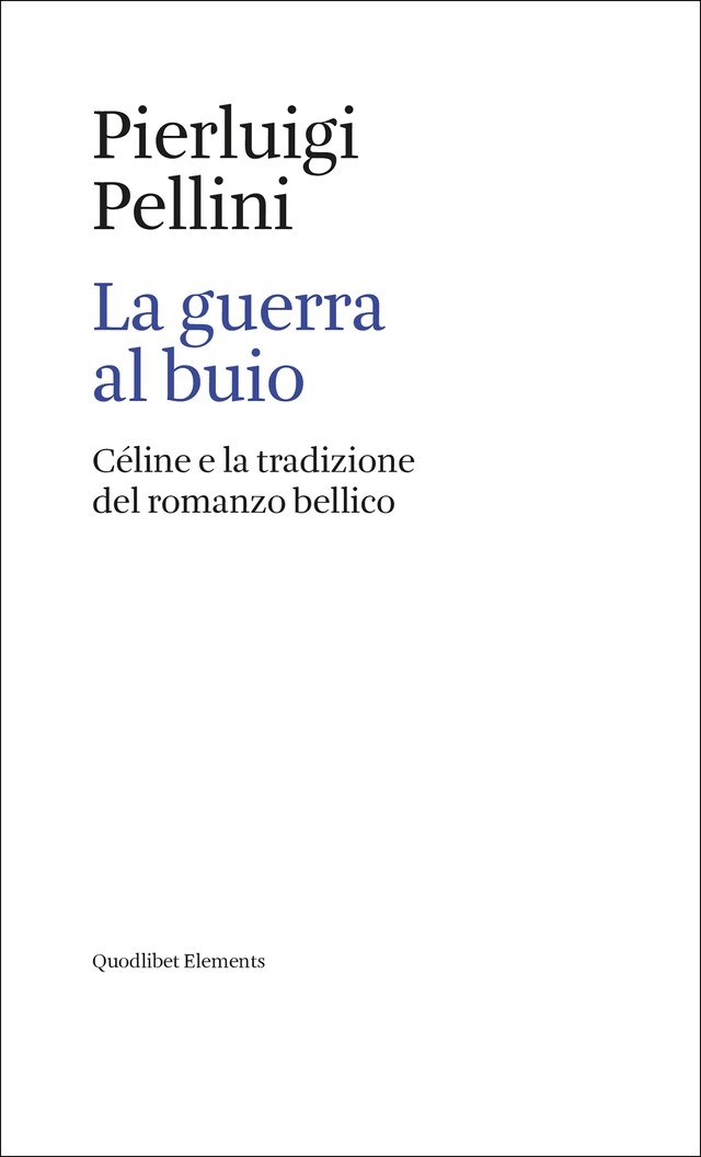 Book cover for La guerra al buio