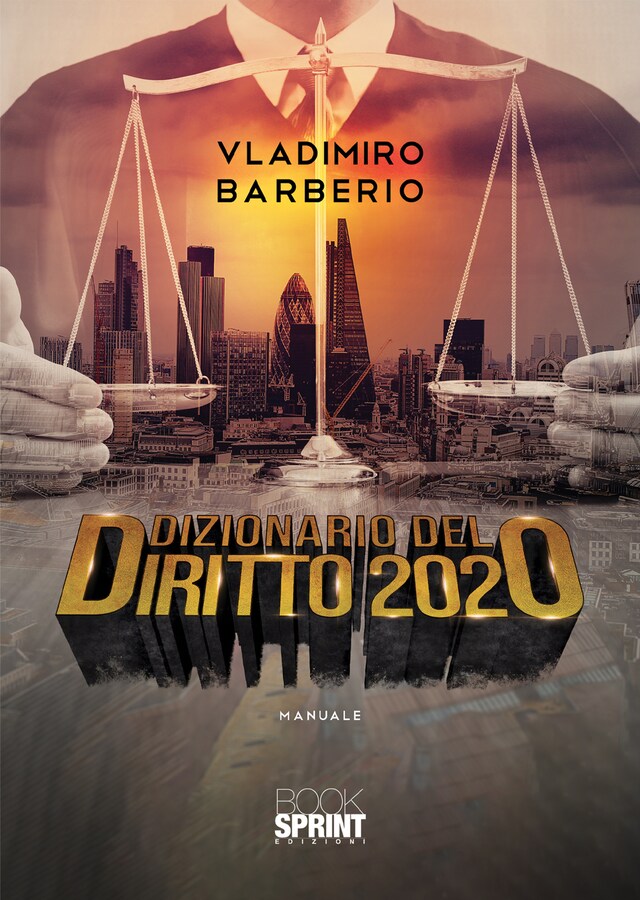 Book cover for Dizionario del diritto 2020